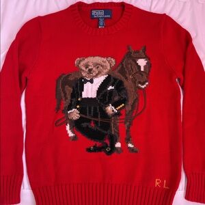 Ralph Lauren Bear and Horse Sweater Lunar New Year